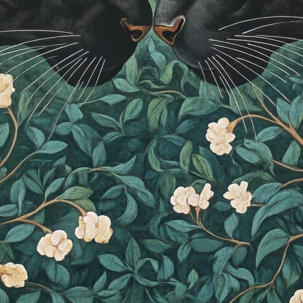 Black Panther Botanical Art Print