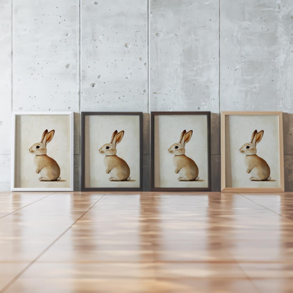 Bunny Nursery Art Print