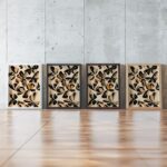 Butterfly Abstract Black Wall Art