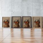 Cat with Butterfly Art Print