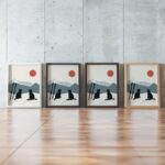 Cats and Ski Mountains Print