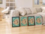 Cats in Sunglasses at the Beach Print