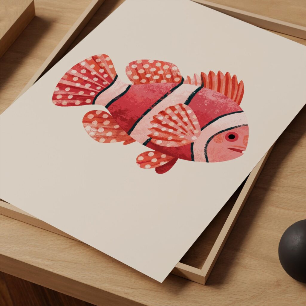 Clownfish Print