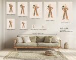 Colorful Cowgirl Print