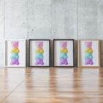 Colorful Gummy Bear Art Print