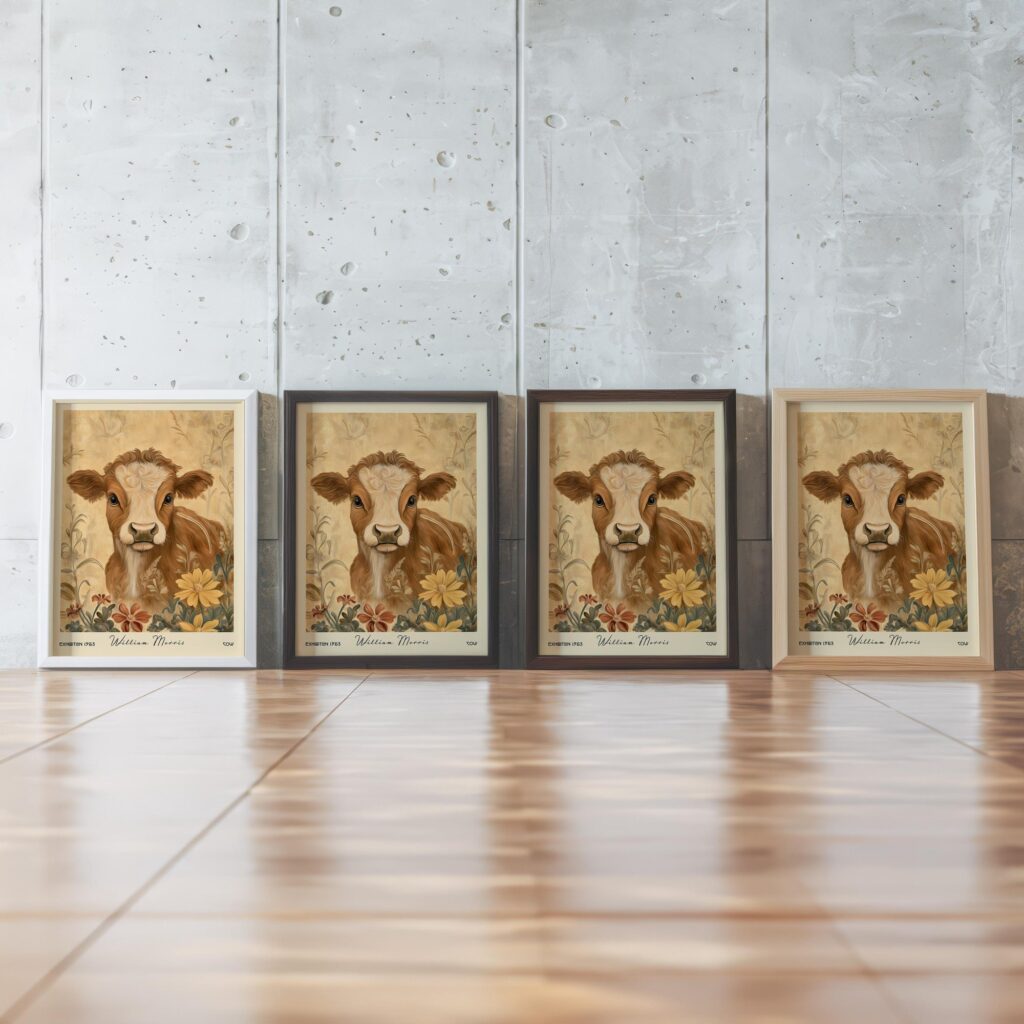Cow Farm Art Print