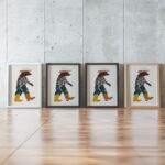 Cowboy Bear Print