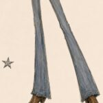 Cowboy Cowgirl Fashion Print Set