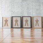 Cowboy Cowgirl Print Set