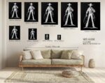 Cowboy Lasso Chalk Sketch Print