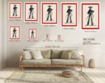 Cowgirl Line Art Print Minimalist Western Ranch Decor
