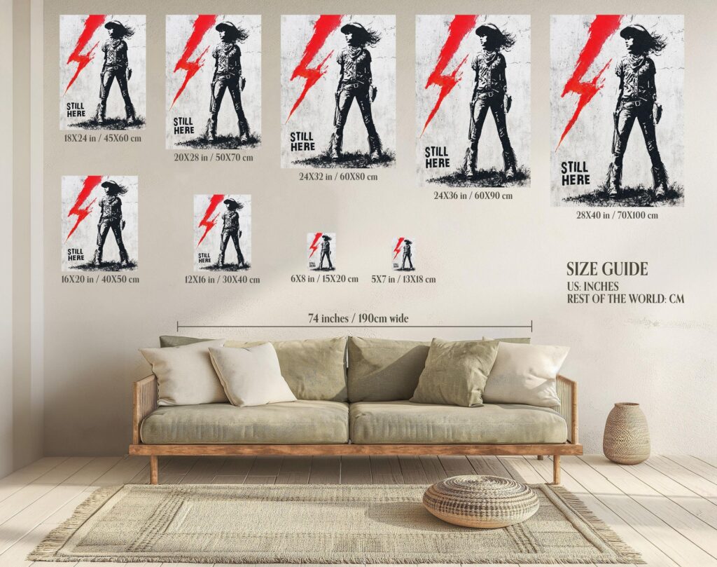 Cowgirl Still Here Wall Art