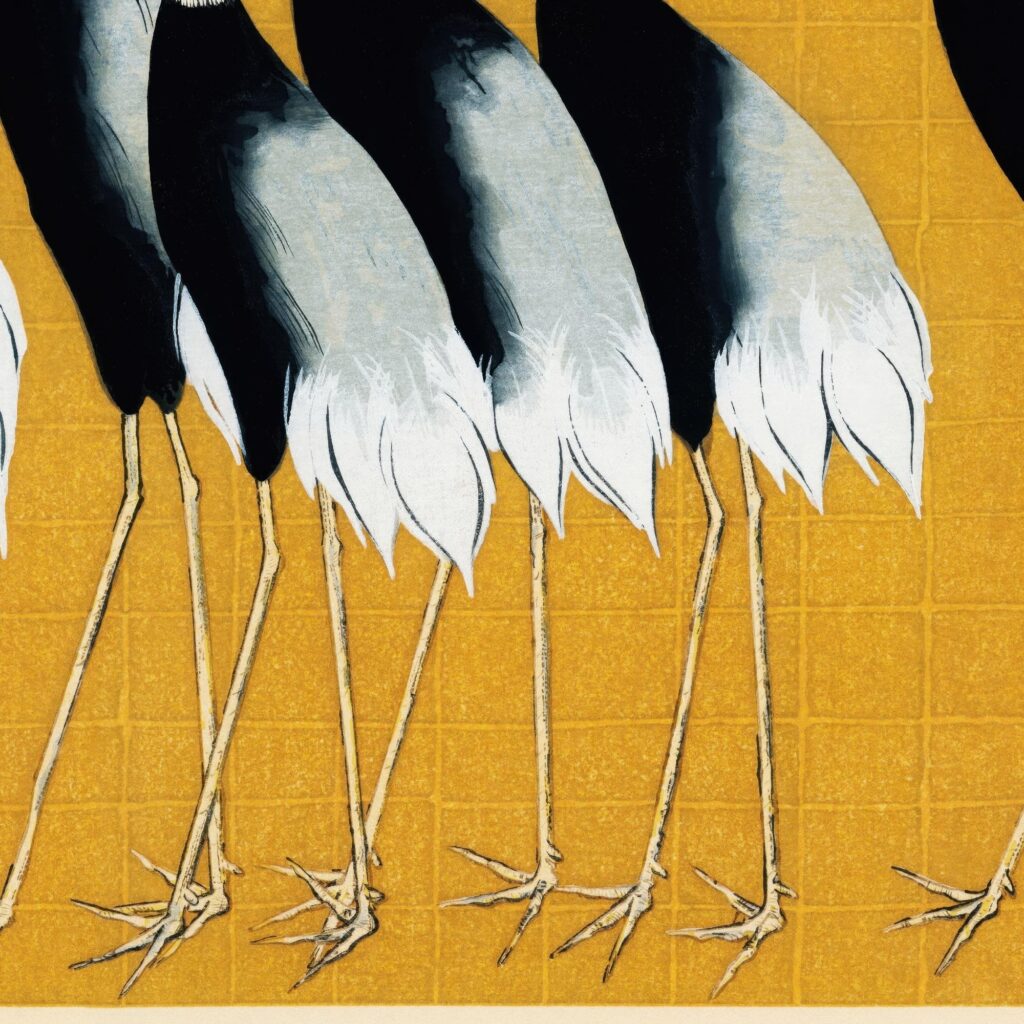 Crane Birds Wall Art