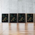 Dark Academia Frog Print Set of 3