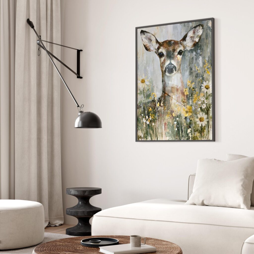 Deer Fawn Print