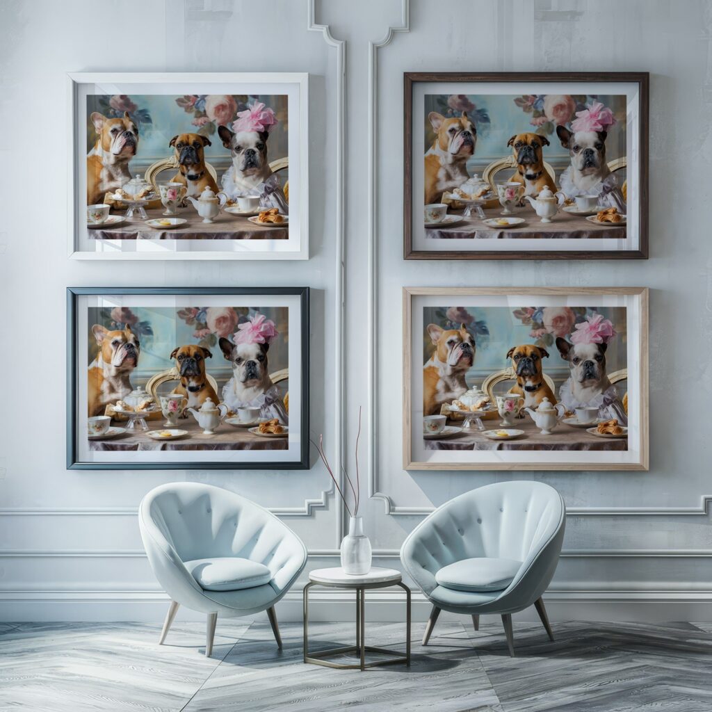 Dog Tea Party Print