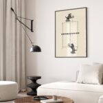 Dogs Playing Ping Pong Print