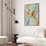 Dragonfly Painting Print