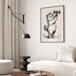 Fitness Cat Print