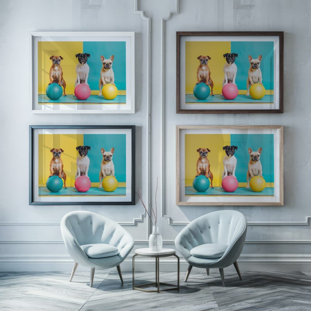 Fitness Dog Art Print