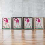 Flamingo Reading Art Print