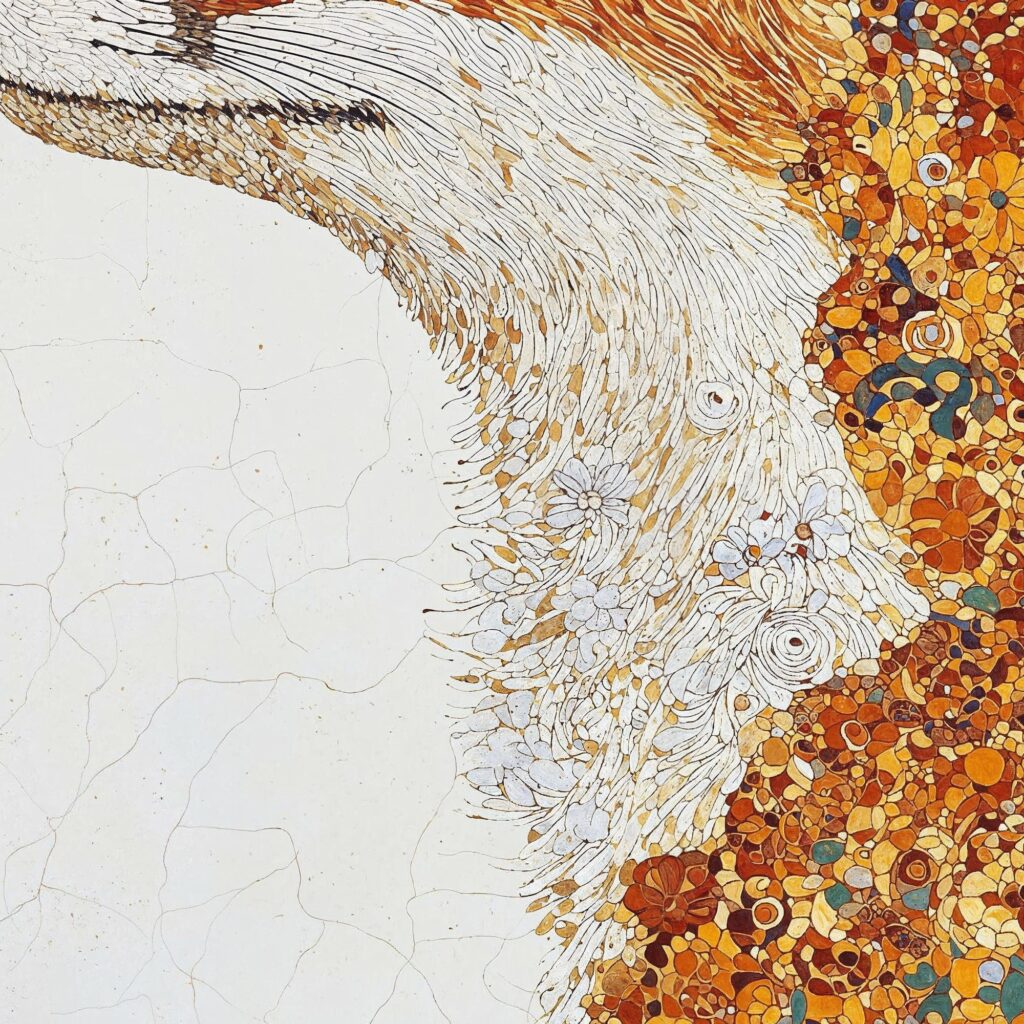 Fox and Bee Art Print