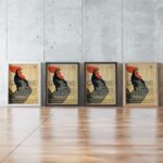 French Rooster Wall Art