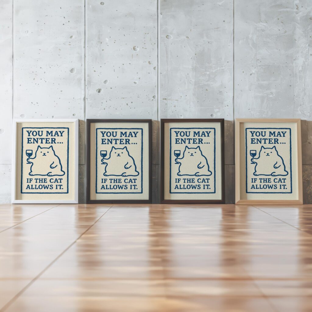 Funny Grumpy Cat Print