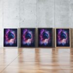 Galaxy Cat Art Print