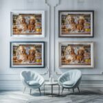 Golden Retriever Chefs Kitchen Print