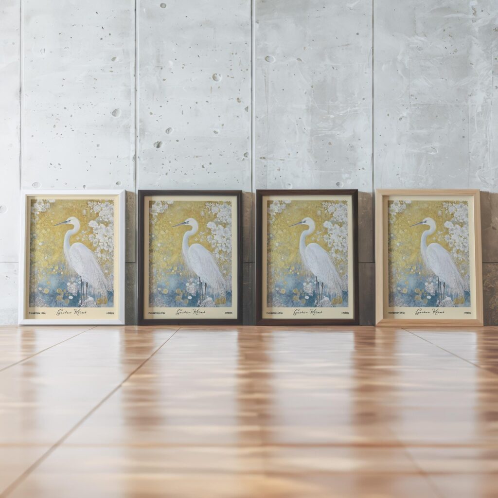 Gustav Klimt Heron Print