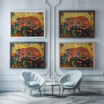 Gustav Klimt Tiger Print