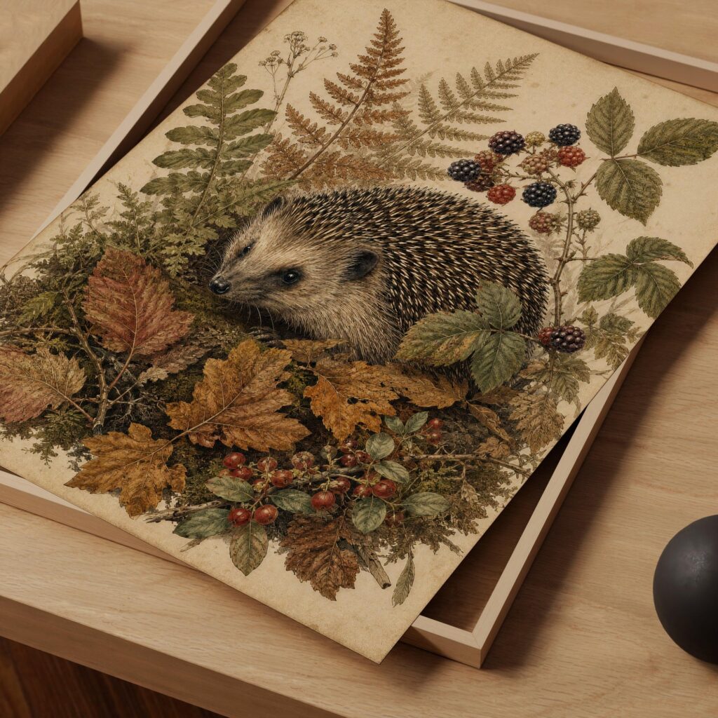 Hedgehog Print