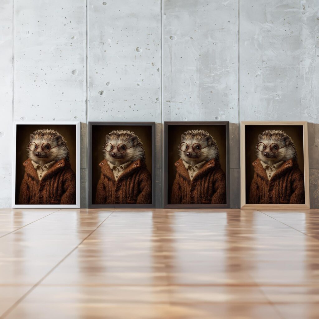 Hedgehog Wall Art