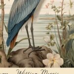 Heron and Sandhill Crane William Morris Wall Art Set