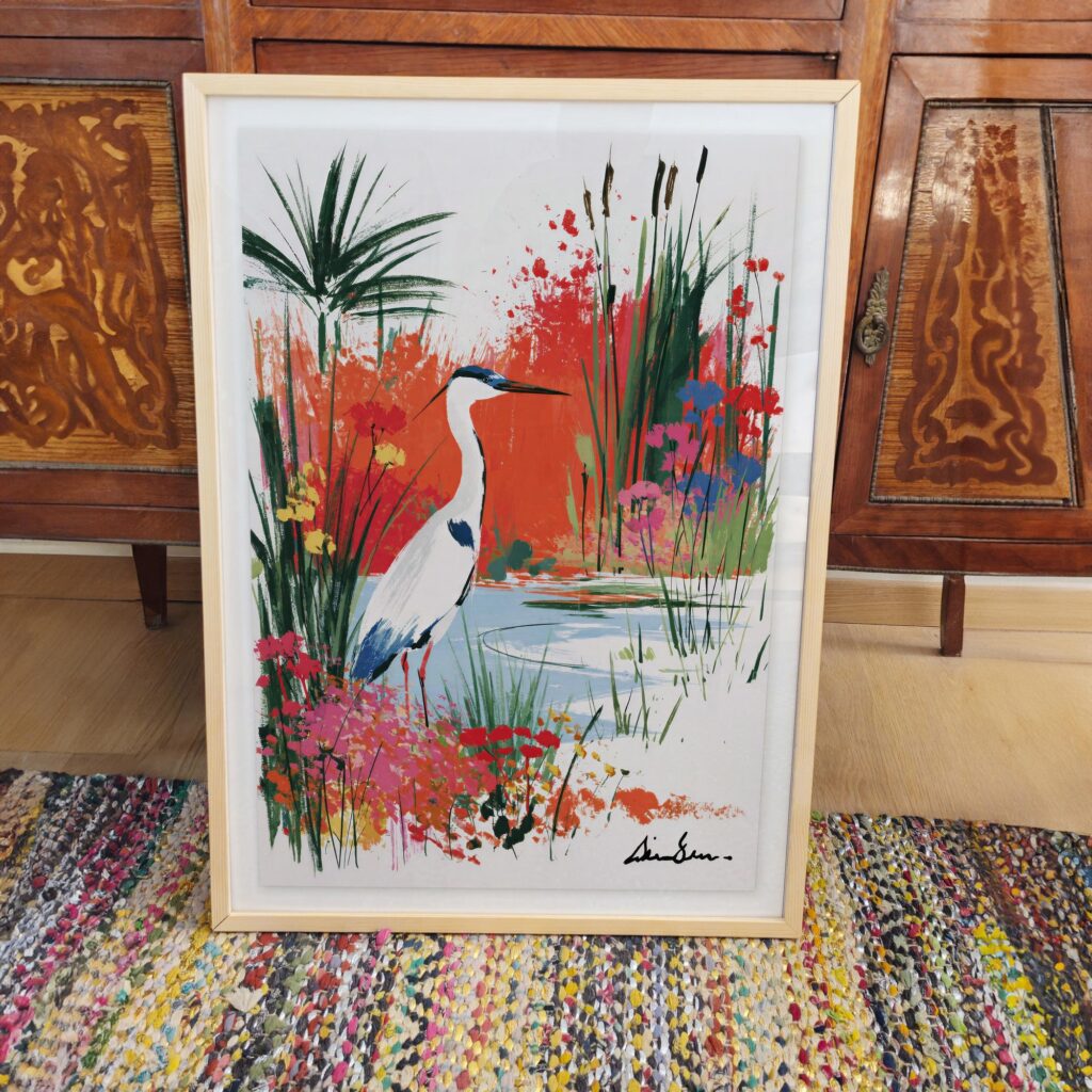 Heron Print