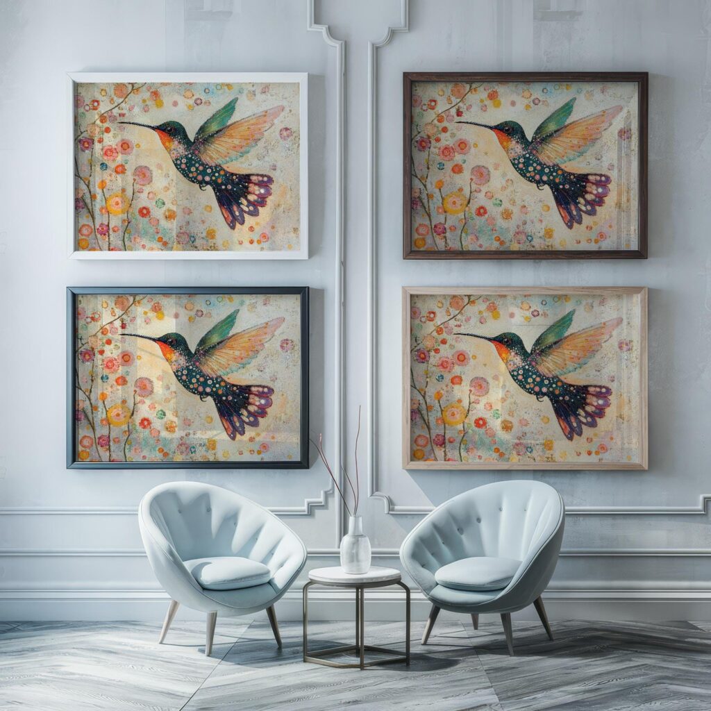 Hummingbird Bird Wall Art
