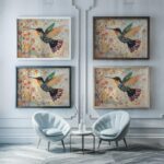 Hummingbird Bird Wall Art