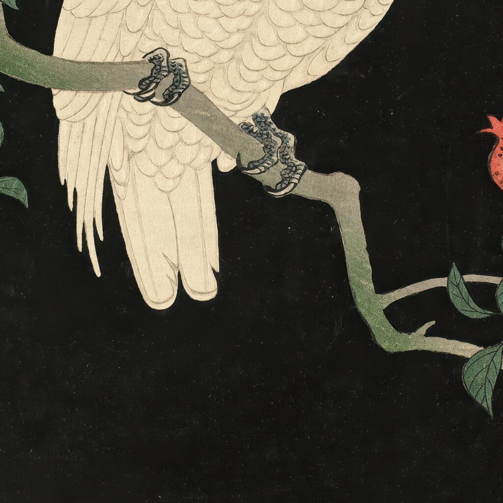 Japanese Bird Art Print Set