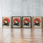 Japanese Frog Art Print