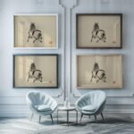 Japanese Ink Horse Print