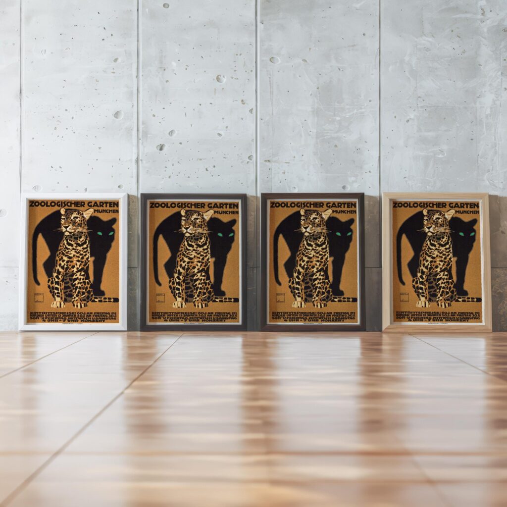 Leopard and Panther Art Print