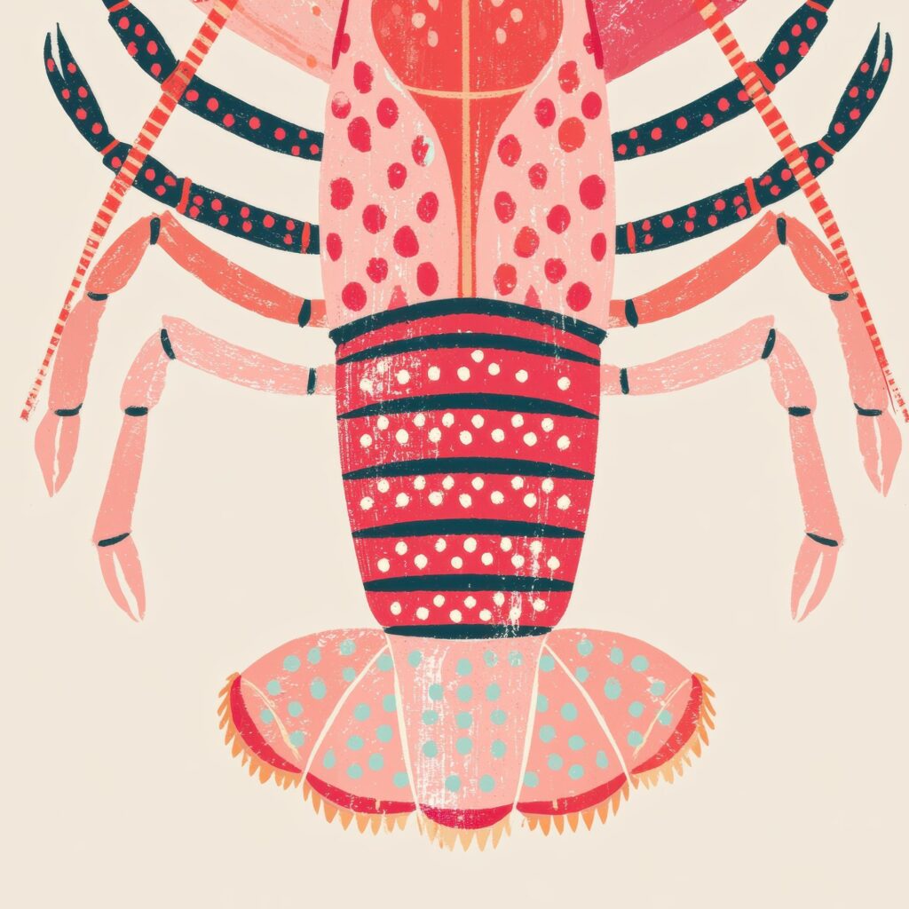 Lobster Set of 2 Prints
