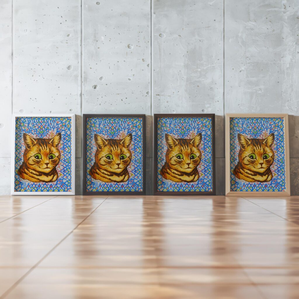 Louis Wain Cat Art Print