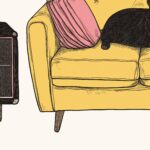 Mid-Century Modern Pug Art Print