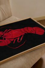 Minimalist Lobster Wall Art