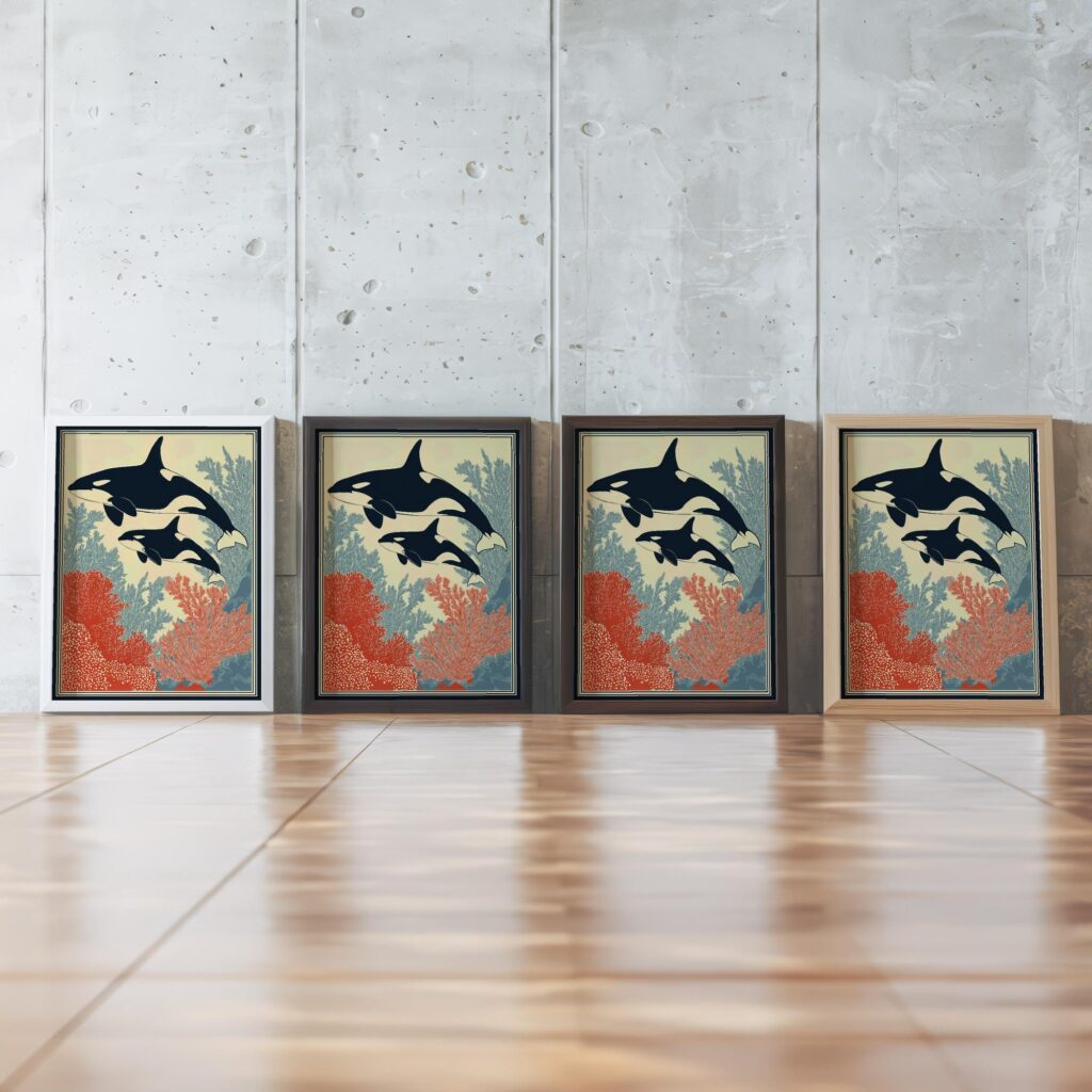 Orca Coastal Wall Art