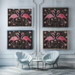 Pink Flamingo Art Print