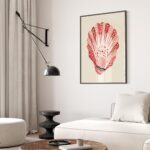 Pink Seashell Print