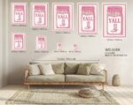 Pink Yall Cowgirl Boot Matchbox Art Print